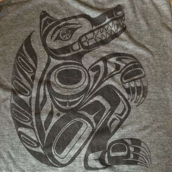 Canadian Werewolf Cotton Blend Racerback Tank Top - Picture 5 of 13